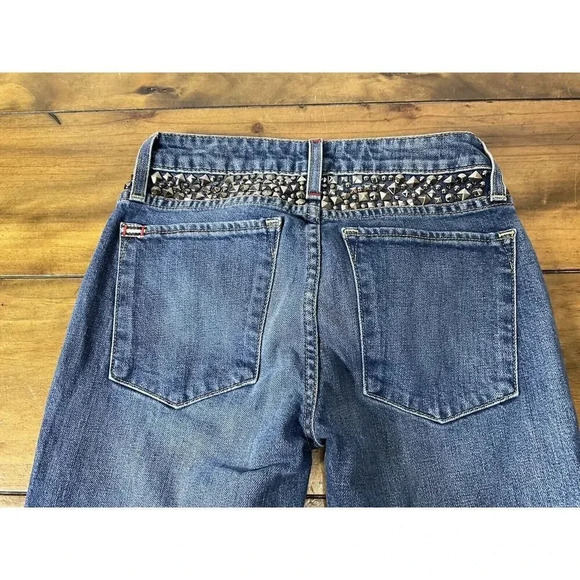 AO.LA You Look Good Skinny Ankle Jeans Studded Size 24 - Picture 5 of 10